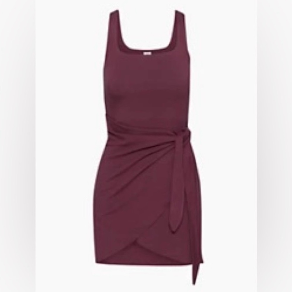 wilfred new saturn mini wrap dress nwt tie mini